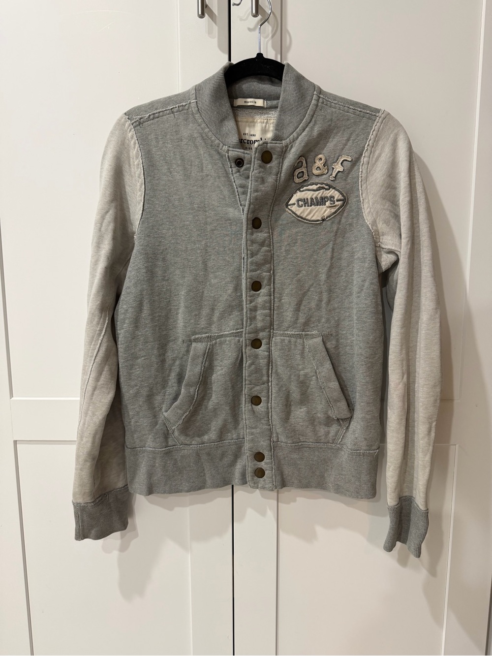 Vintage Y2K Abercrombie Kids Varsity Jacket